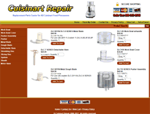 Tablet Screenshot of cuisinartrepair.com